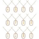 Colar Alphabet 925 Esterlina - Fluzzia