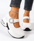 Tênis Alessa | Casual Feminino com Plataforma Baixa